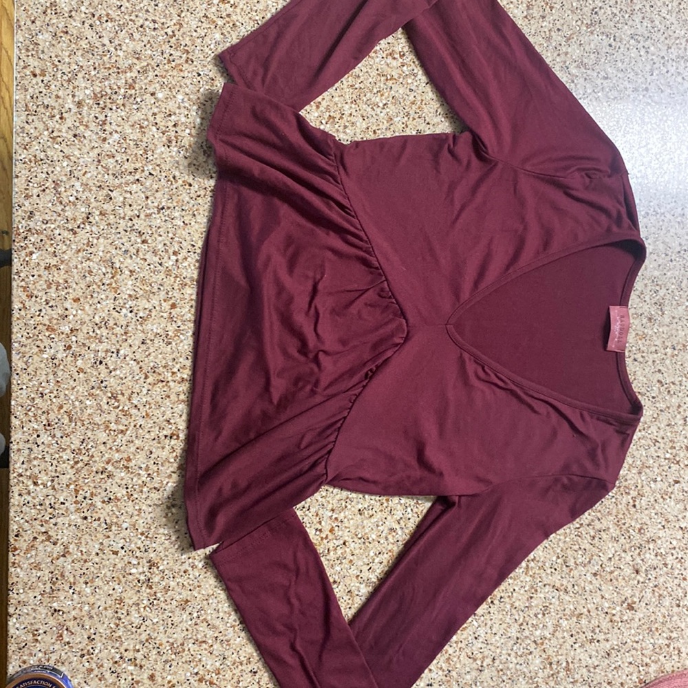 Ragdoll Maroon long sleeve